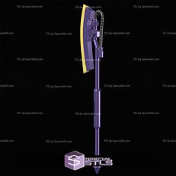 Cosplay STL Files Zaku Gundam Heat Hawk Axe