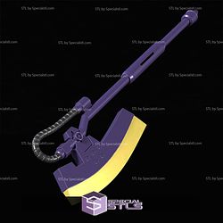 Cosplay STL Files Zaku Gundam Heat Hawk Axe
