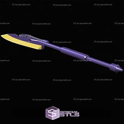 Cosplay STL Files Zaku Gundam Heat Hawk Axe