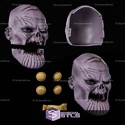 Cosplay STL Files Zombie Thanos Helmet