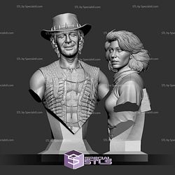Crocodile Dundee The Movie Bust 3D Printer Files