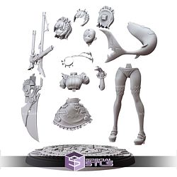 Ellen Joe Standalone from ZZZ Diorama STL Files