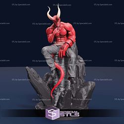 Hellboy Thinking and Cigarette STL Files