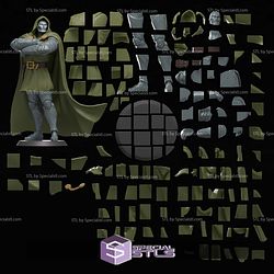 Life Size Dr Doom Statue STL Files