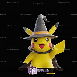 Life Size Wizard Pikachu Pokemon STL Files