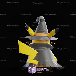 Life Size Wizard Pikachu Pokemon STL Files