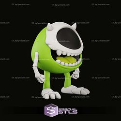 Mike Wazowski Disney Skull Head 3D Printer Files