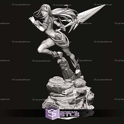 Mythra Xenoblade Action Pose V3 STL Files