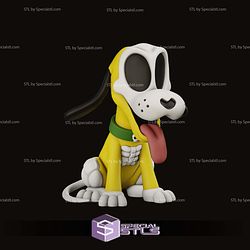 Pluto Disney Skull Head 3D Printer Files