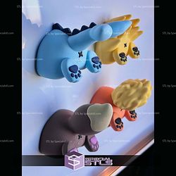 Pokemon Magnet Wall Decord Tails STL