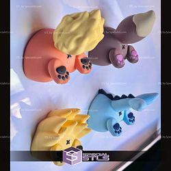 Pokemon Magnet Wall Decord Tails STL