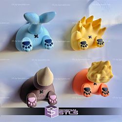 Pokemon Magnet Wall Decord Tails STL