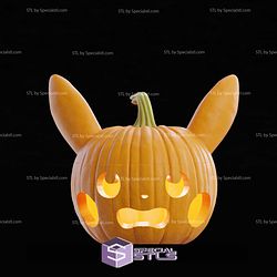Pumpkin Pikachu and Gengar Halloween Decoration STL Files