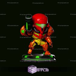 Samus Aran Chibi Armor 3D Printer Files