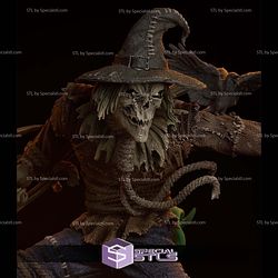 Scarecrow and Raven Diorama STL Files