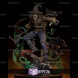Scarecrow and Raven Diorama STL Files
