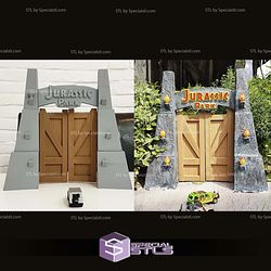 Simple STL Collection T Rex Diorama