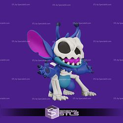 Stitch Skull Head 3D Printer Files