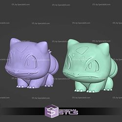 Super Basic STL Bulbasaur Chibi