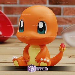 Super Basic STL Charmander Chibi