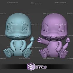 Super Basic STL Charmander Chibi