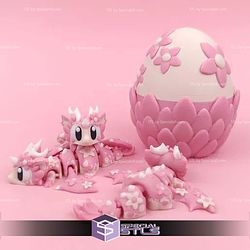 Super Basic STL Cherry Blossom Mini Dragon Egg