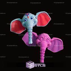 Super Basic STL Elephant Magnet