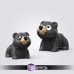 Super Basic STL Flexi Black Bear