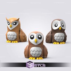 Super Basic STL Flexi Owl