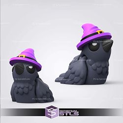 Super Basic STL Halloween Hat Crow