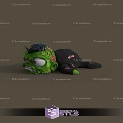 Super Basic STL Halloween Turtle Zombie