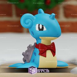 Super Basic STL Lapras Chrismast Chibi
