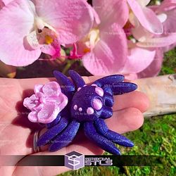 Super Basic STL Orchid Flower Tiny Spider