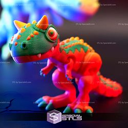 Super Basic STL Print-in-Place Carnotaurus