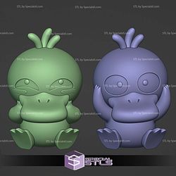 Super Basic STL Psyduck Chibi