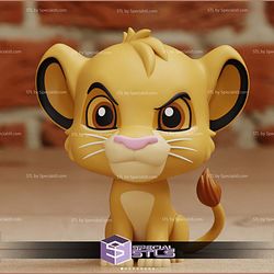 Super Basic STL Simba Chibi