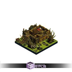 The Creepy Swamp Dungeon Blocks Campaign STL Miniatures