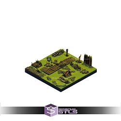 The Creepy Swamp Dungeon Blocks Campaign STL Miniatures