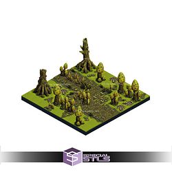 The Creepy Swamp Dungeon Blocks Campaign STL Miniatures