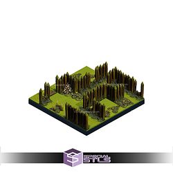 The Creepy Swamp Dungeon Blocks Campaign STL Miniatures