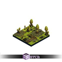 The Creepy Swamp Dungeon Blocks Campaign STL Miniatures