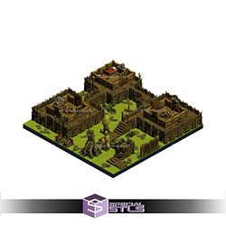 The Creepy Swamp Dungeon Blocks Campaign STL Miniatures