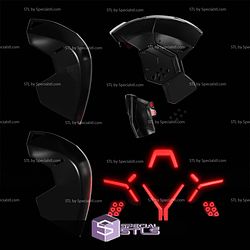 Cosplay STL Files Tron Ares Helmet V3