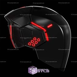 Cosplay STL Files Tron Ares Helmet V3