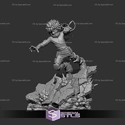 Izuku Midoriya Deku STL Files from My Hero Academia 3D Printable
