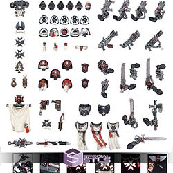 Black Templars Chapter Upgrade Strange Dark Place Miniatures