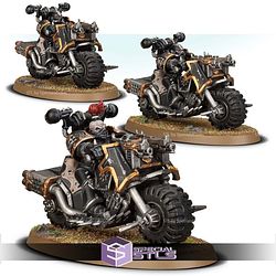 Chaos Bikers Strange Dark Place Miniatures