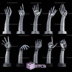 100 Different Cyberpunk Robotic Hands STL Files