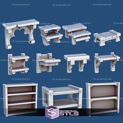 1001 Fantasy Bits Campaign STL Miniatures