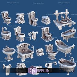 1001 Fantasy Bits Campaign STL Miniatures